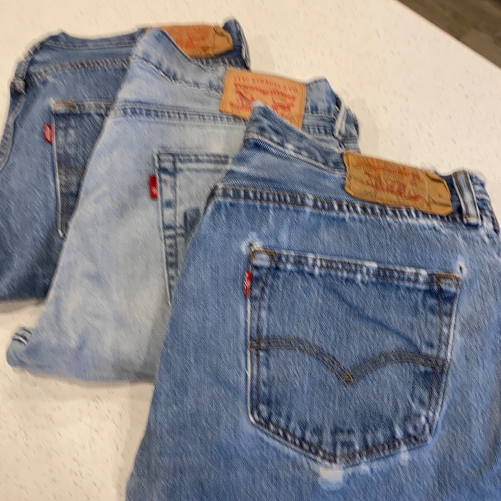 Levi’s lot 501,514 men’s jeans 33x30 & 34x30
